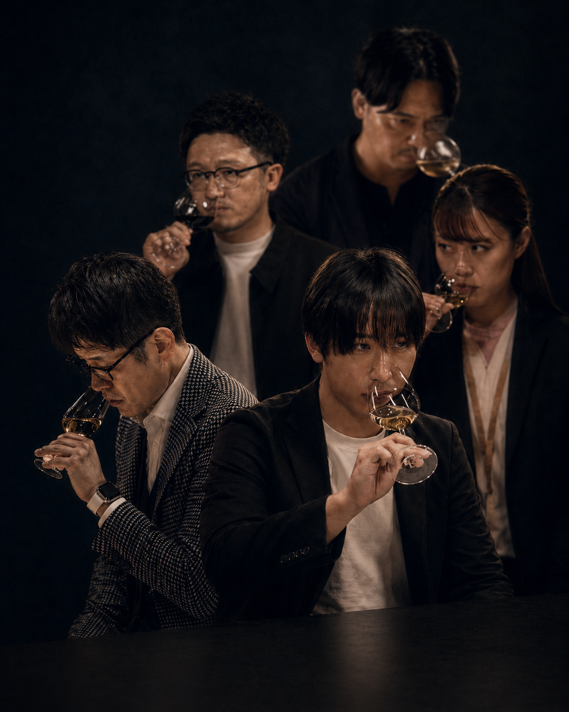 日本ブラインドテイスティングリーグ — 5 人のテイスター